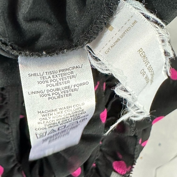 Ann Taylor pink polka dot sheer dress size 12 - Picture 9 of 9